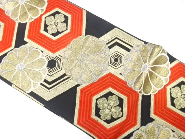 Japanese Kimono / Antique / Fukuro Obi Silk